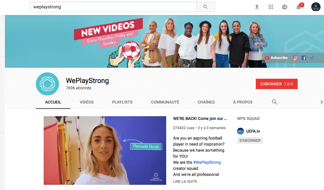 stratégie digitale football féminin