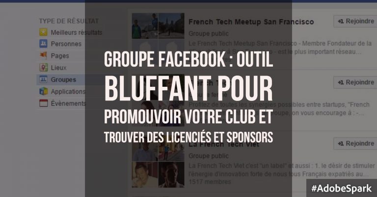 Clubs sportifs : 5 raisons d&rsquo;être actifs sur les groupes Facebook