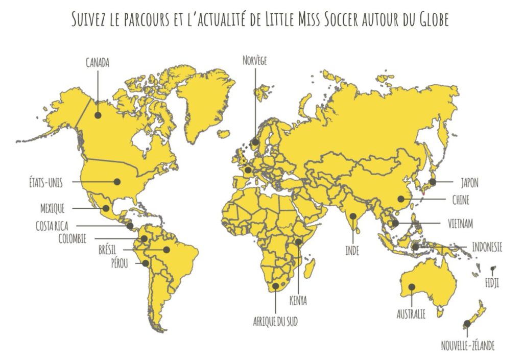 Tour du monde équipes féminines football