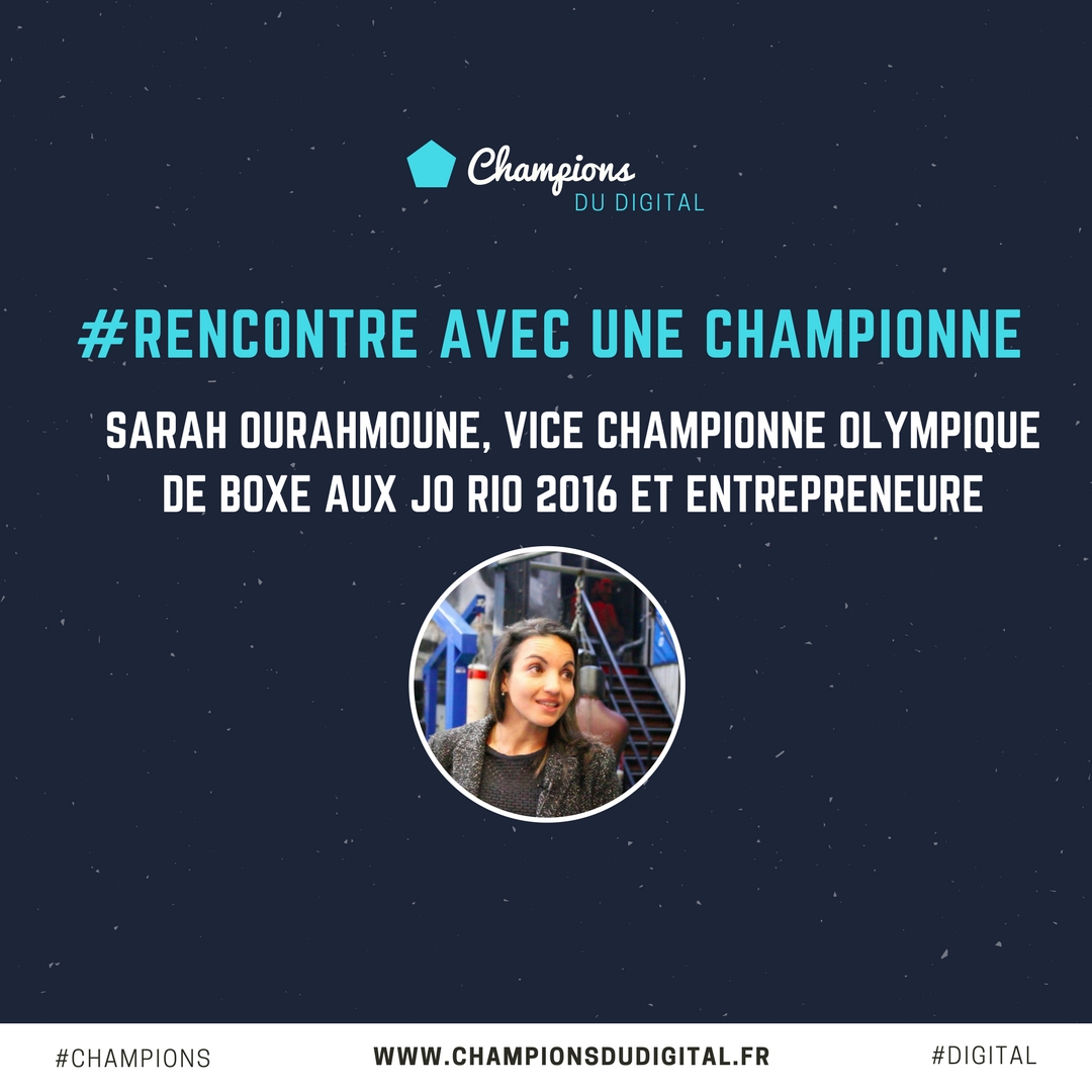 sarah ourahmoune créatrice d'entreprise et sportive